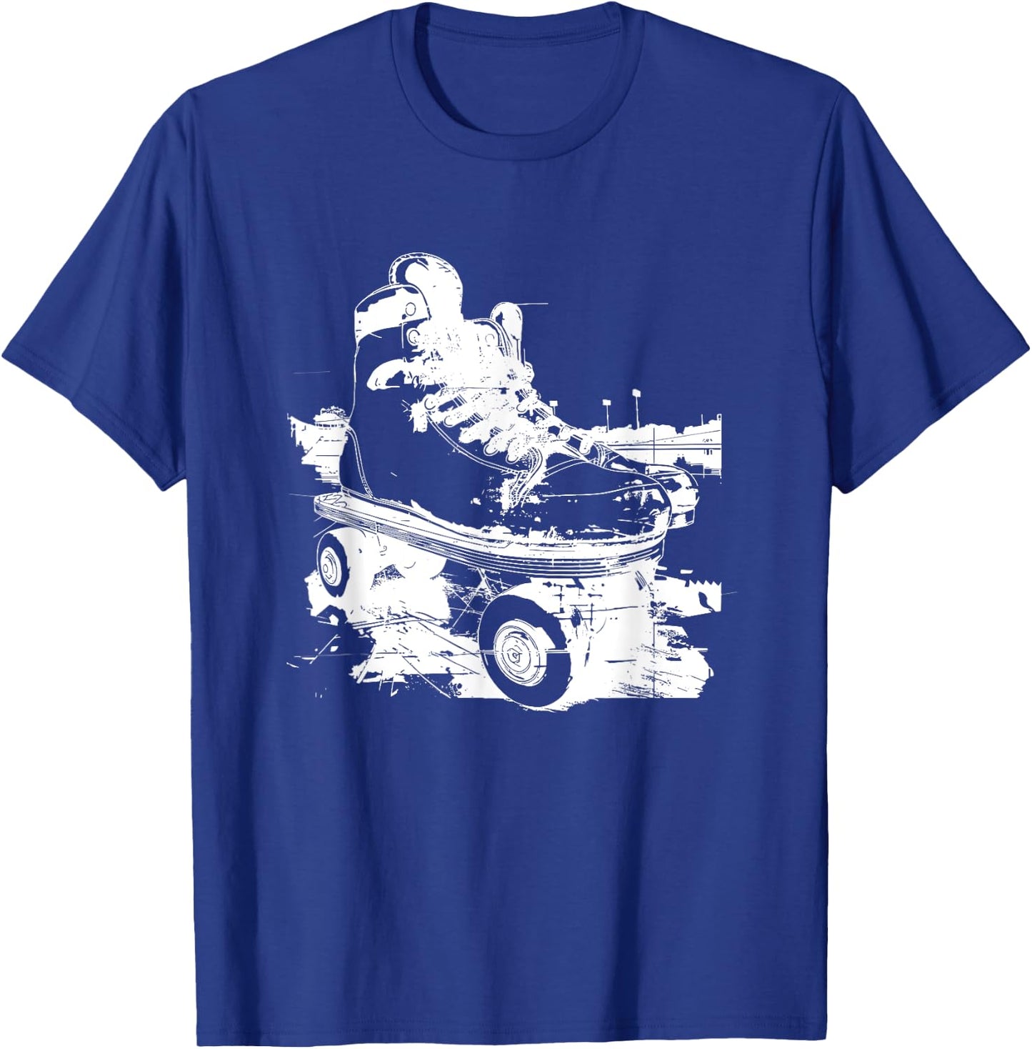 Roller Skates Graphic T-Shirt - T-Shirt | Royal