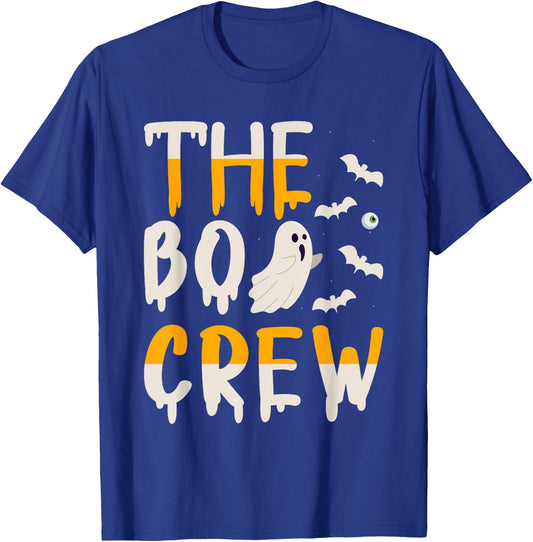 The Boo Crew Halloween Ghost Trick Treat Outfit T-Shirt - T-Shirt | Royal