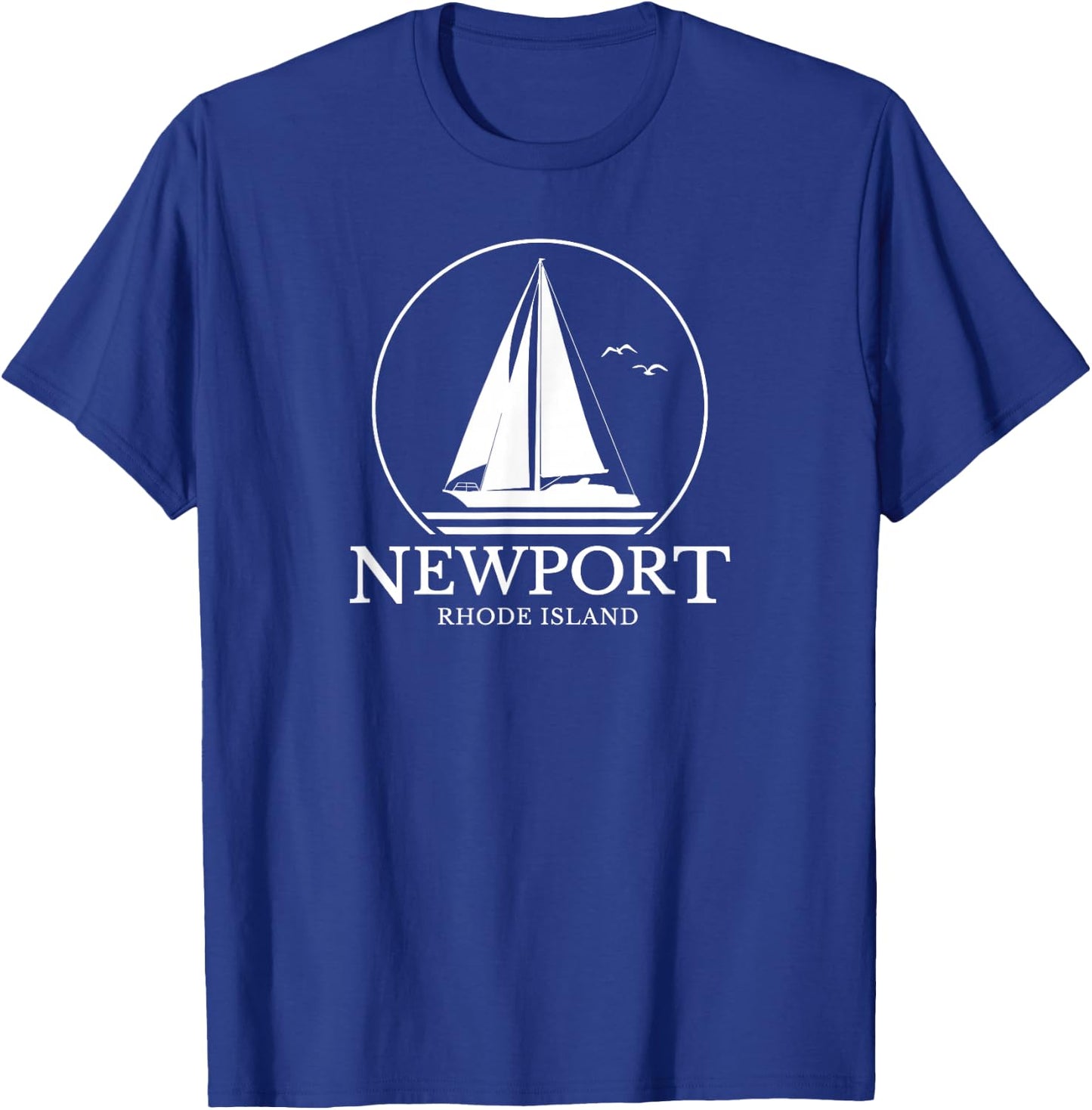 Newport Rhode Island Sail Boat Souvenir Sailing T-Shirt - T-Shirt | Royal