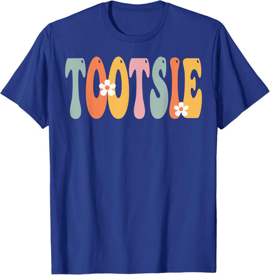 TOOTSIE Retro Groovy Mom Cute Mother's Day Funny Grandma T-Shirt - T-Shirt | Royal