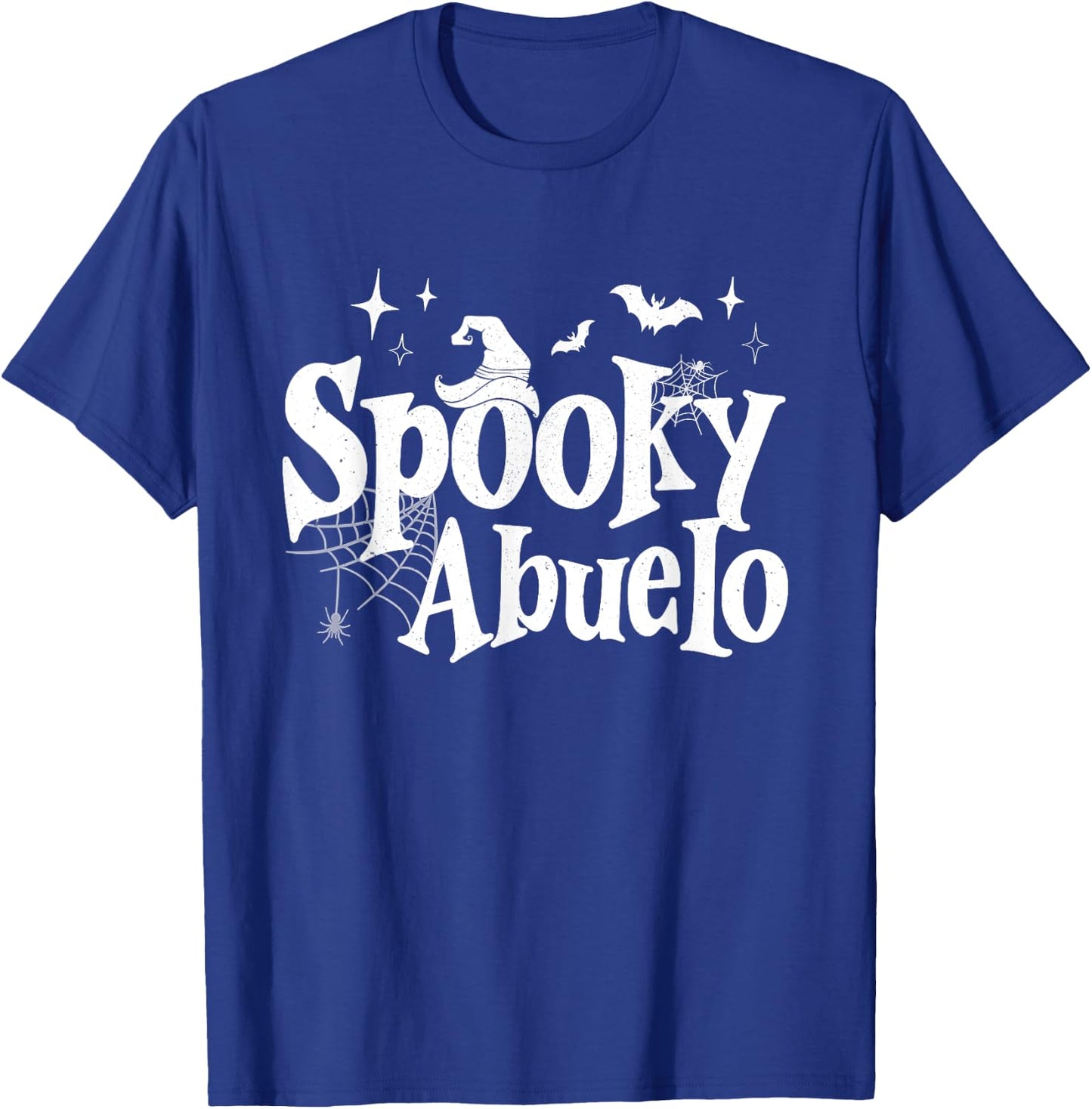 Spooky Abuelo Witch Funny Halloween Costume Dad Grandpa Men T-Shirt - T-Shirt | Royal