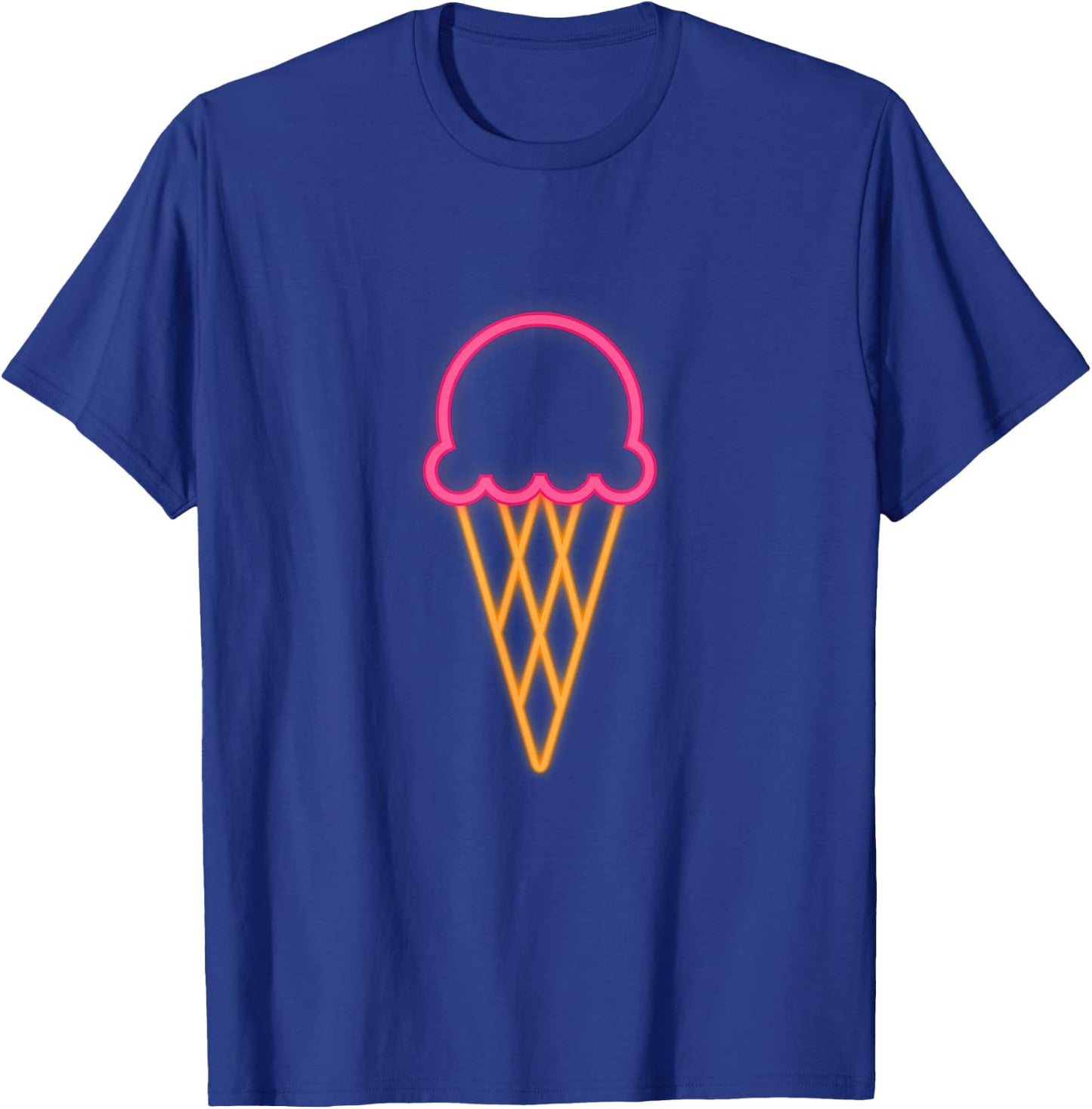 Cool 80s Eighties Ice Cream Costume Themed Retro PArty Gift T-Shirt - T-Shirt | Royal