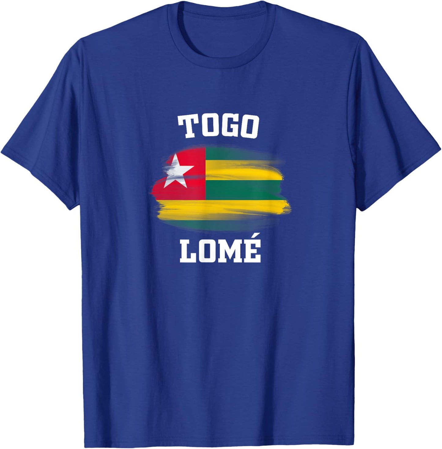 Togo Flag Lome Africa Souvenirs Aftrican Gifts Athletes T-Shirt - T-Shirt | Royal