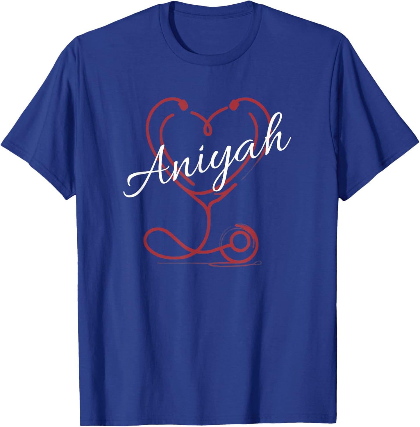 ANIYAH Nurse Gift Cute Doctor Designer Personalized Nurse T-Shirt - T-Shirt | Royal