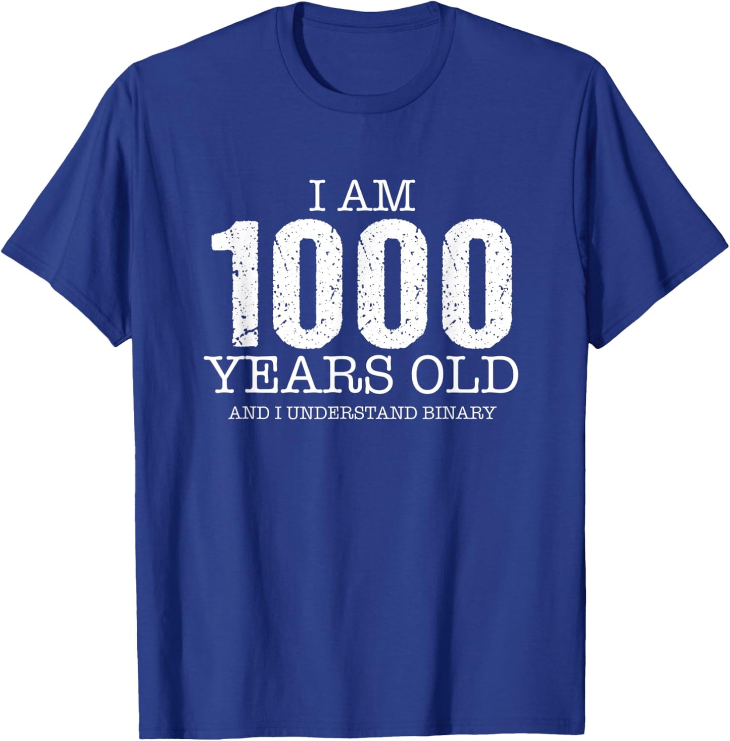 Binary Code Math Kids 8th Birthday Gift Science Quote T-Shirt - T-Shirt | Royal