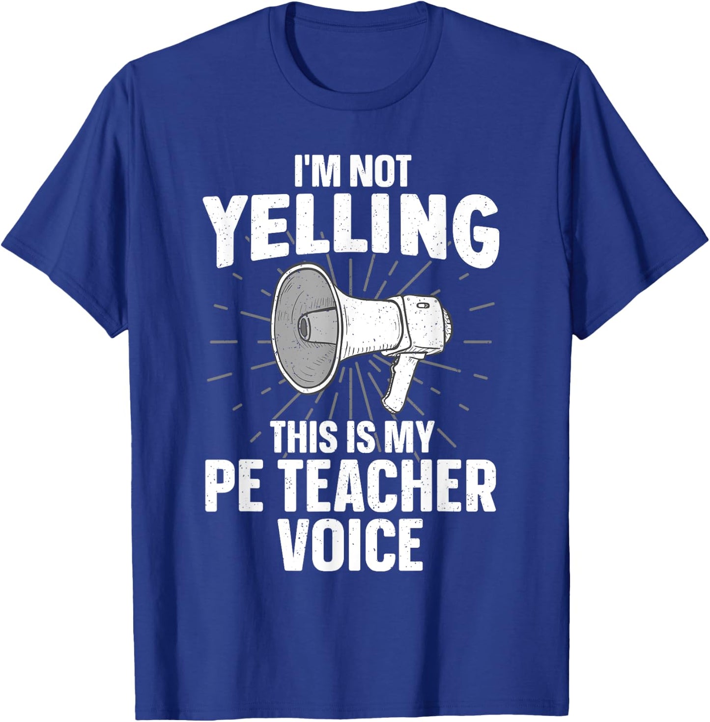 Cool PE Teacher Art Women Physical Education Teacher T-Shirt - T-Shirt | Royal