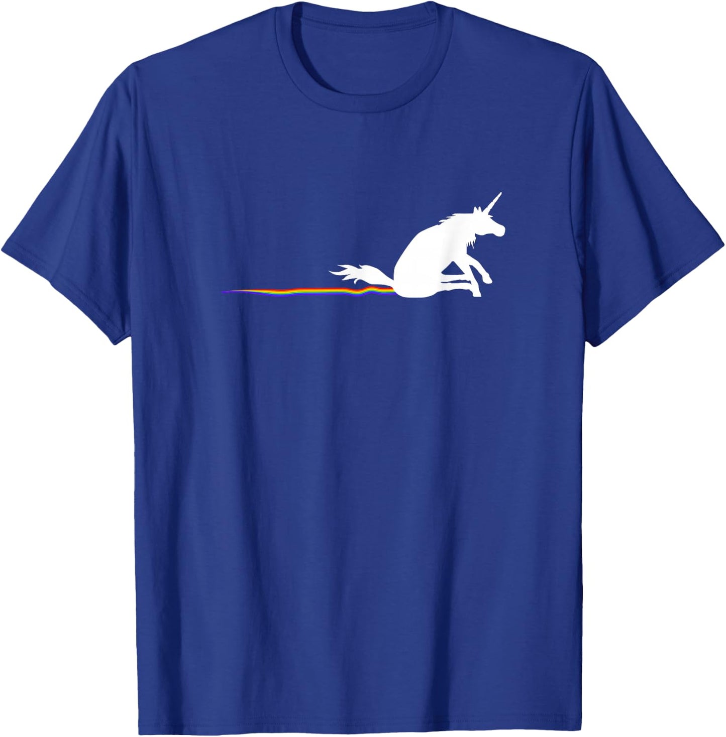 Unicorn rainbow butt scrape T-Shirt - T-Shirt | Royal