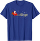 Rhinos Pulling Santa Sleighs Rhinoceros Reindeer Christmas T-Shirt - T-Shirt | Royal
