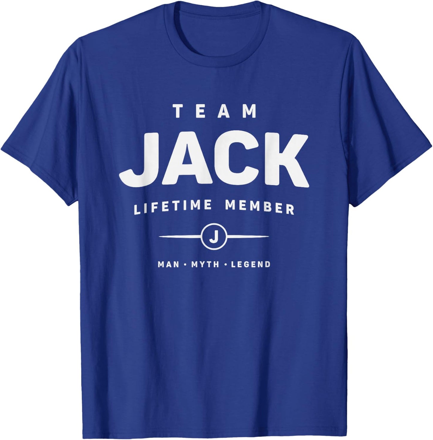 Team Jack Lifetime Member Funny Name Jack T-Shirt - T-Shirt | Royal