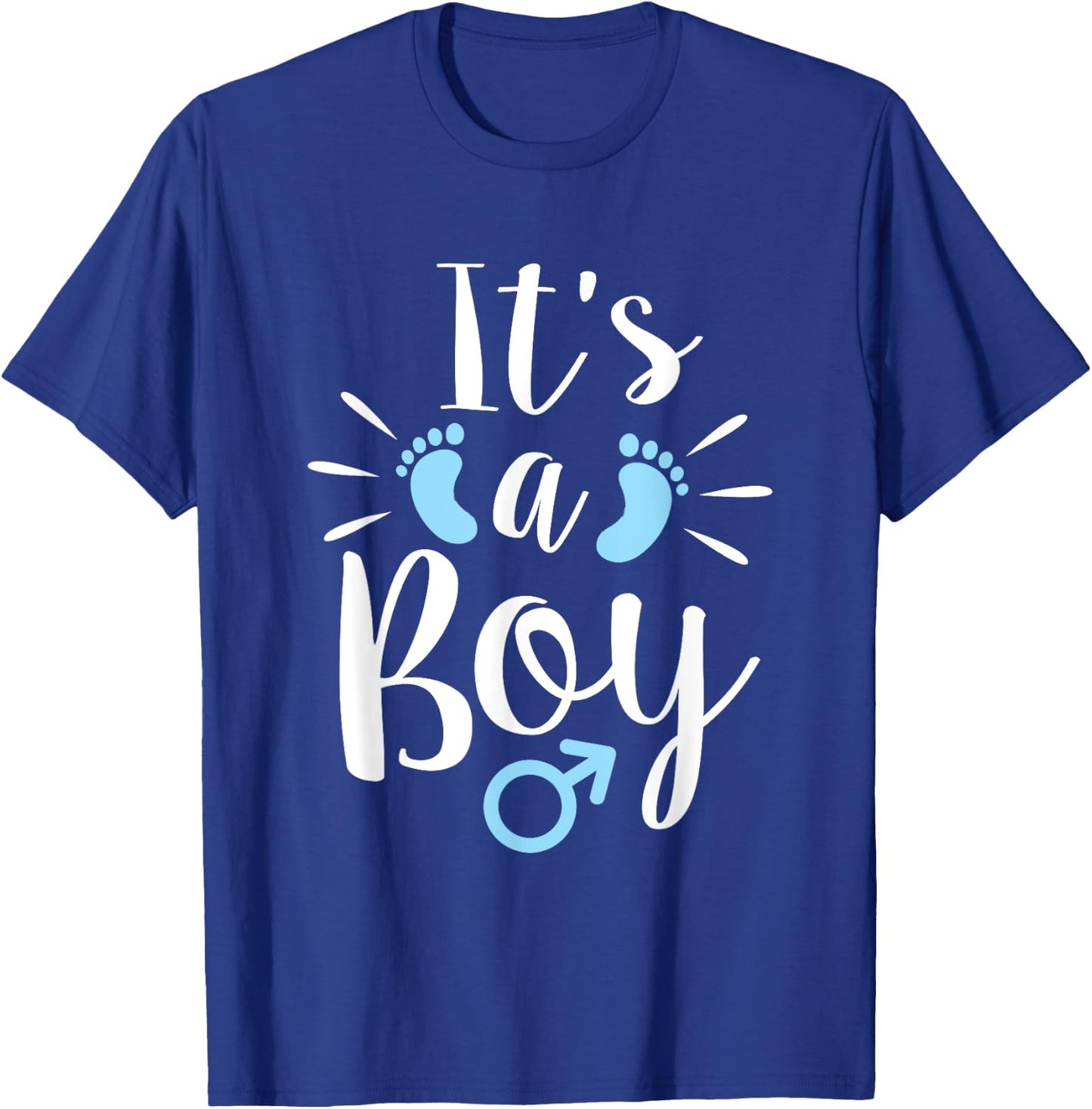 It's A Boy - Gender Reveal Party Baby Shower Pregnancy T-Shirt - T-Shirt | Royal