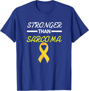 Stronger Than Sarcoma Sarcoma Survivor Shirt T-Shirt - T-Shirt | Royal