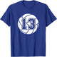 Volleyball Player #13 Volleyball Mom Dad Jersey Number 13 T-Shirt - T-Shirt | Royal