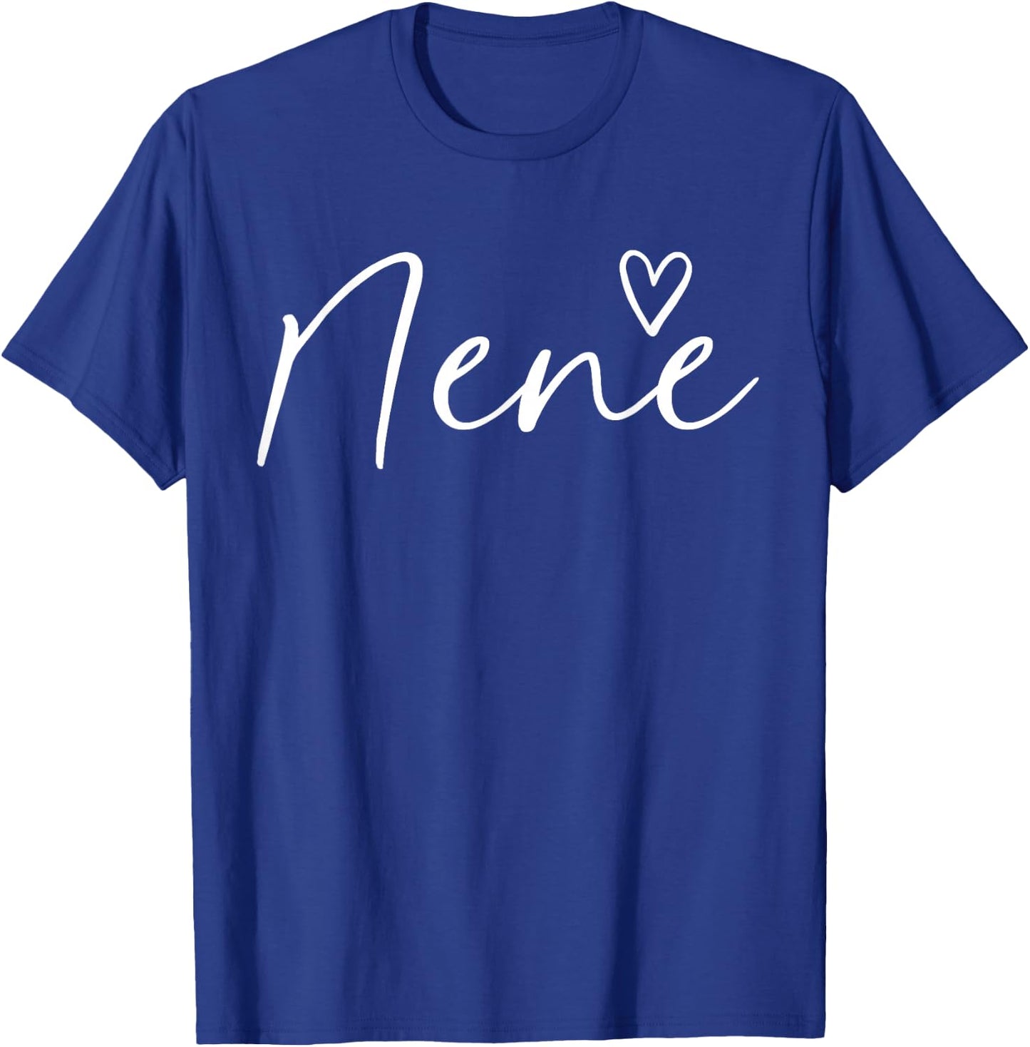 Nene Gifts Grandma Heart Mother's Day Nene T-Shirt - T-Shirt | Royal