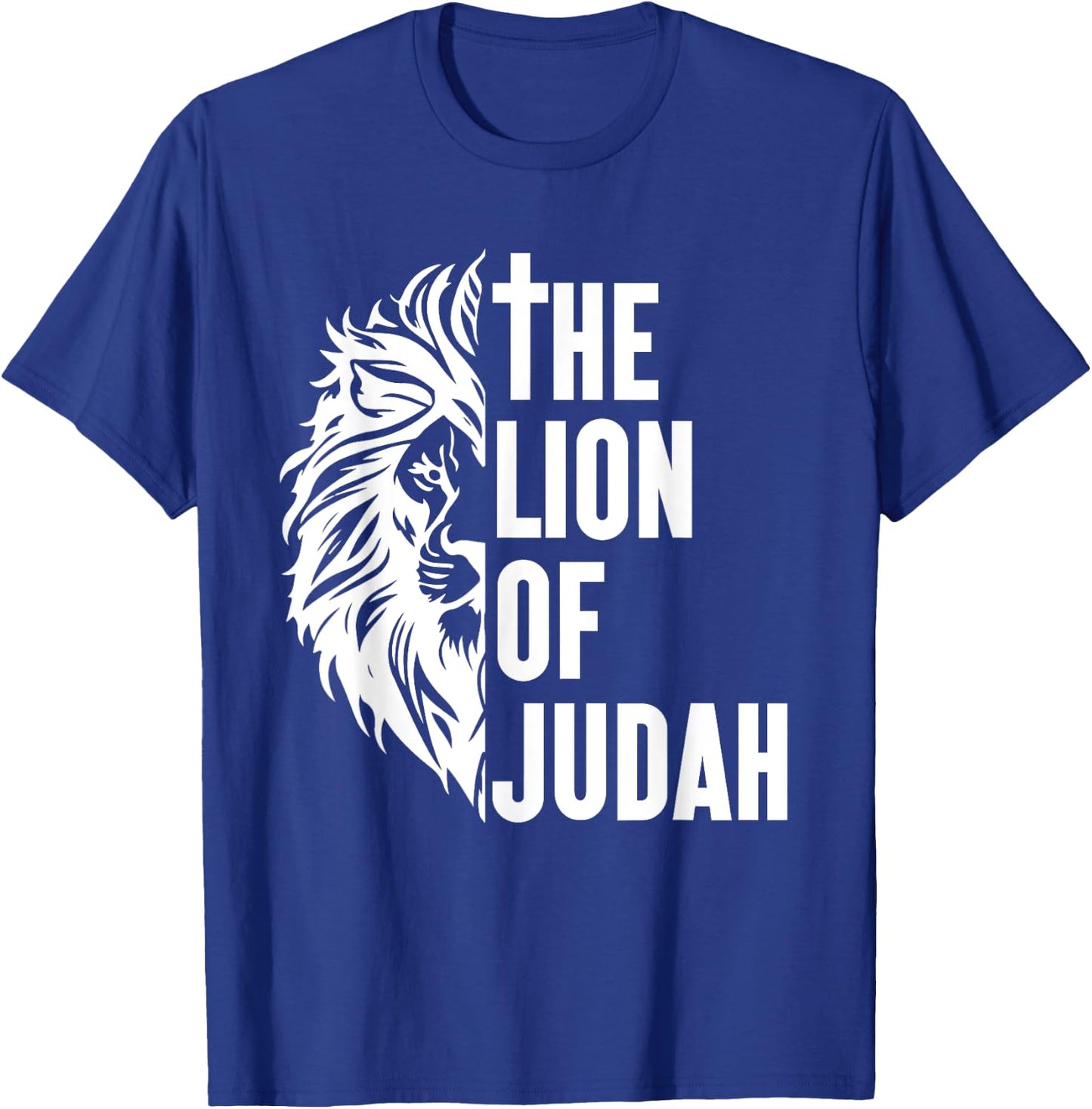 Christian Bible Verse Lion Of Judah Jesus God T-Shirt - T-Shirt | Royal