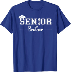 Senior 2026 Brother Class Of 2026 Brother Graduate T-Shirt - T-Shirt | Royal