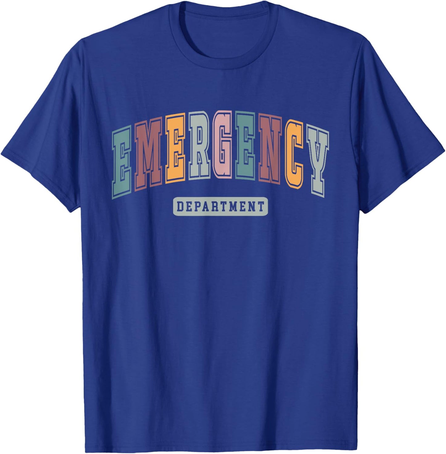 Vintage Emergency Department Room ER Nursing Graduation T-Shirt - T-Shirt | Royal