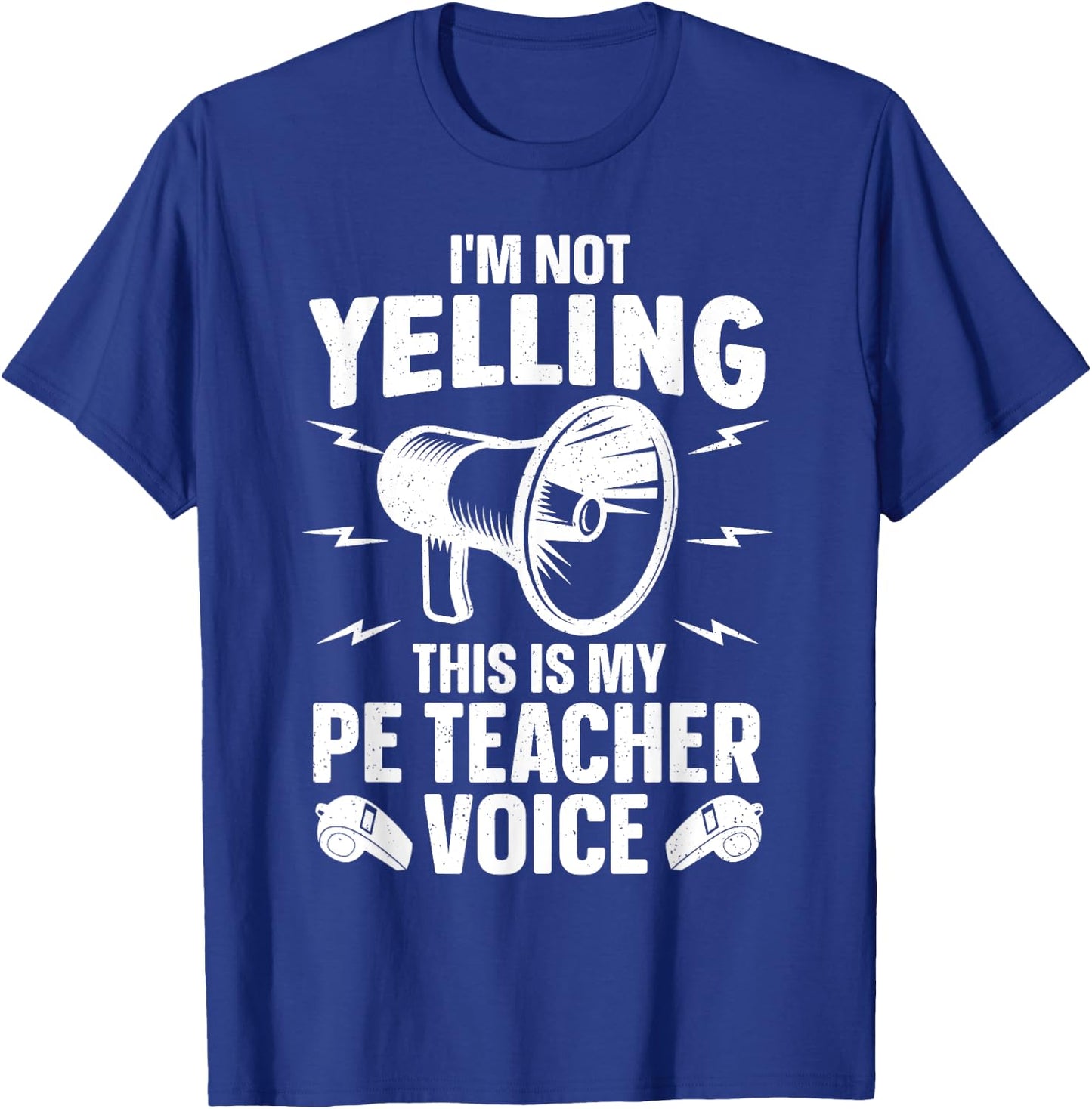 Cool PE Teacher Art Women Physical Education Teacher T-Shirt - T-Shirt | Royal