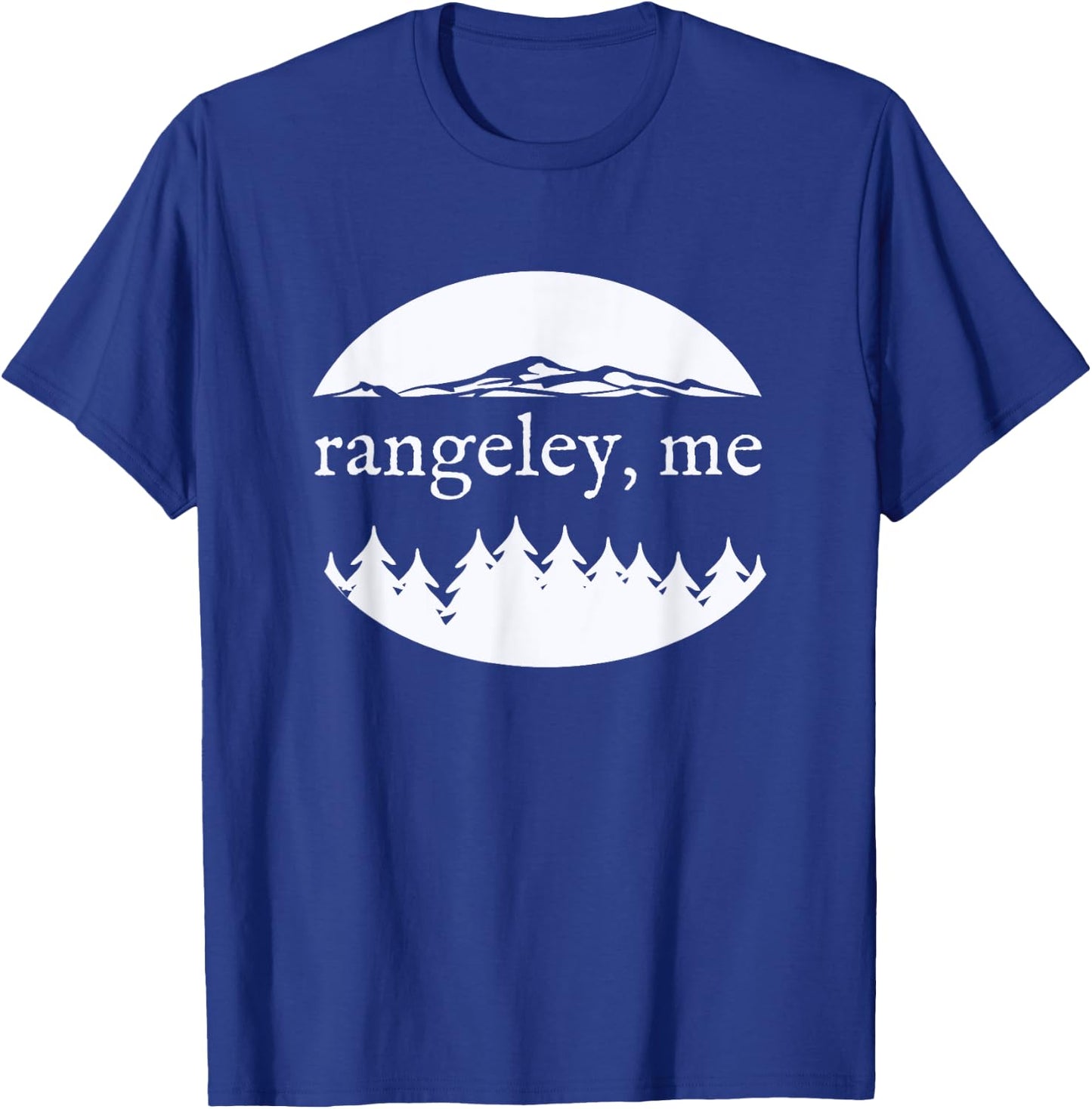 Rangeley Maine Nature Vacation Souvenir Design T-Shirt - T-Shirt | Royal