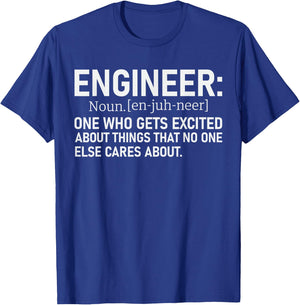 Engineer Definition Funny T-Shirt - T-Shirt | Royal