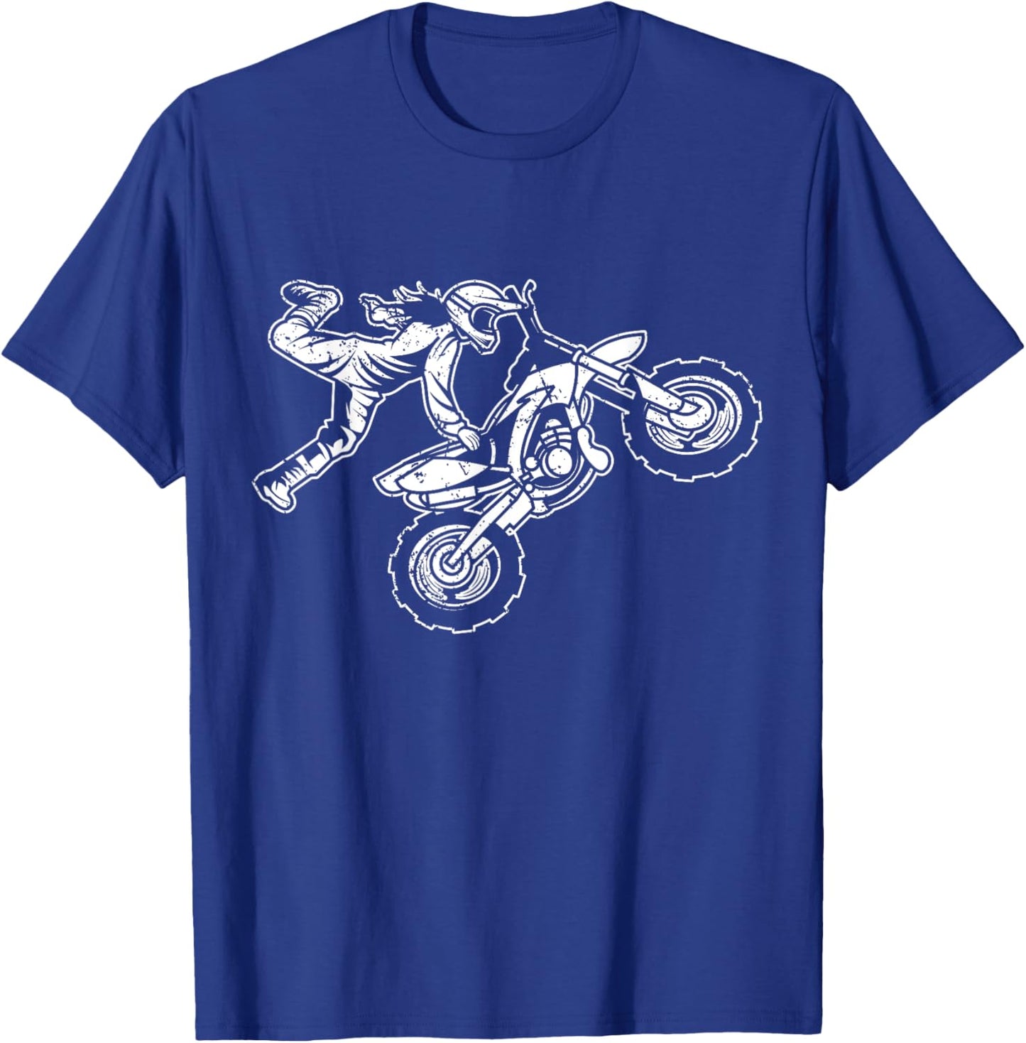 Motocross Girl: Dirt Bike Passion, MX Racer Woman Daughter T-Shirt - T-Shirt | Royal