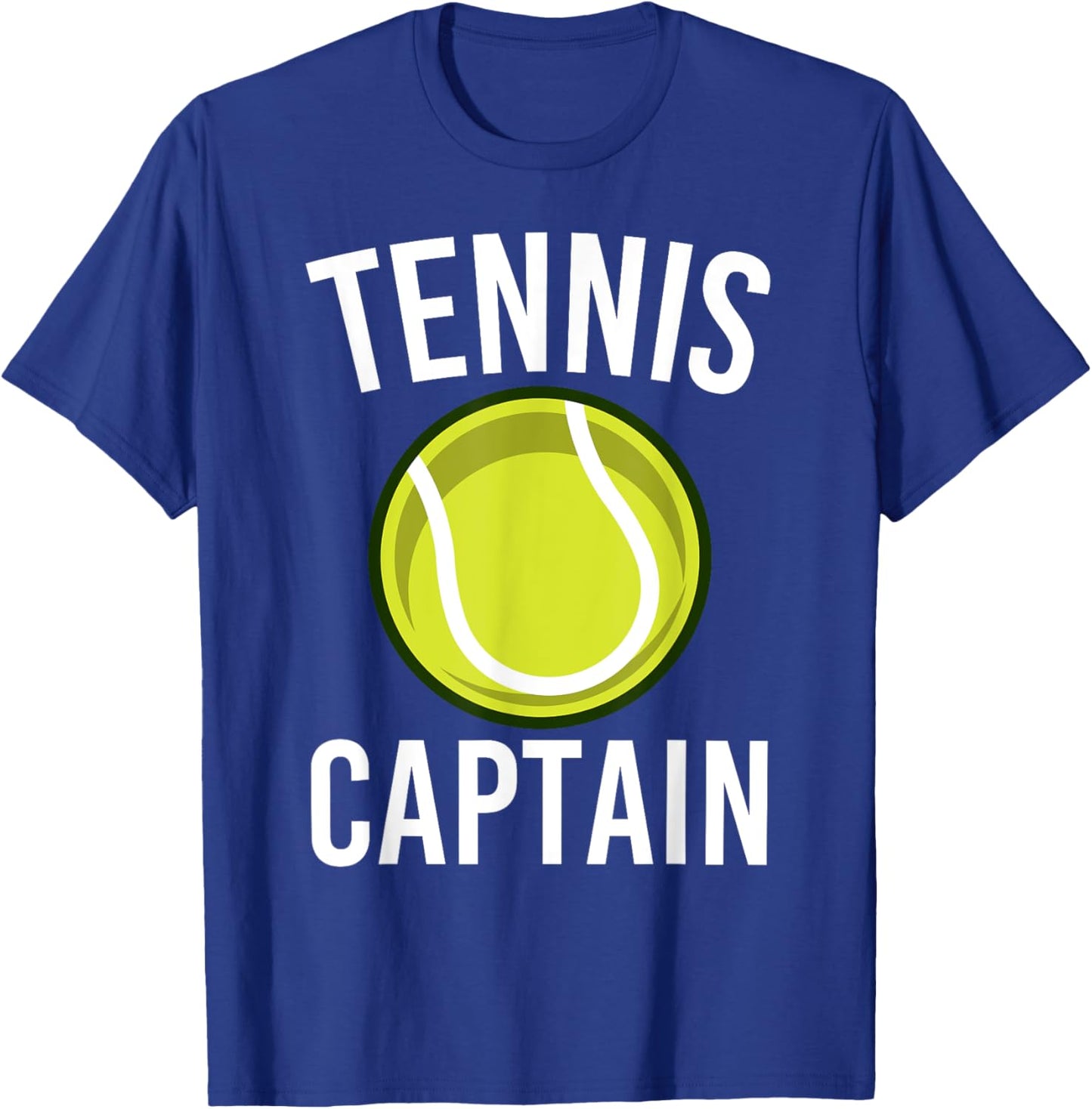 Tennis Captain Funny Tennis Player Game Lovers Outfit T-Shirt - T-Shirt | Royal