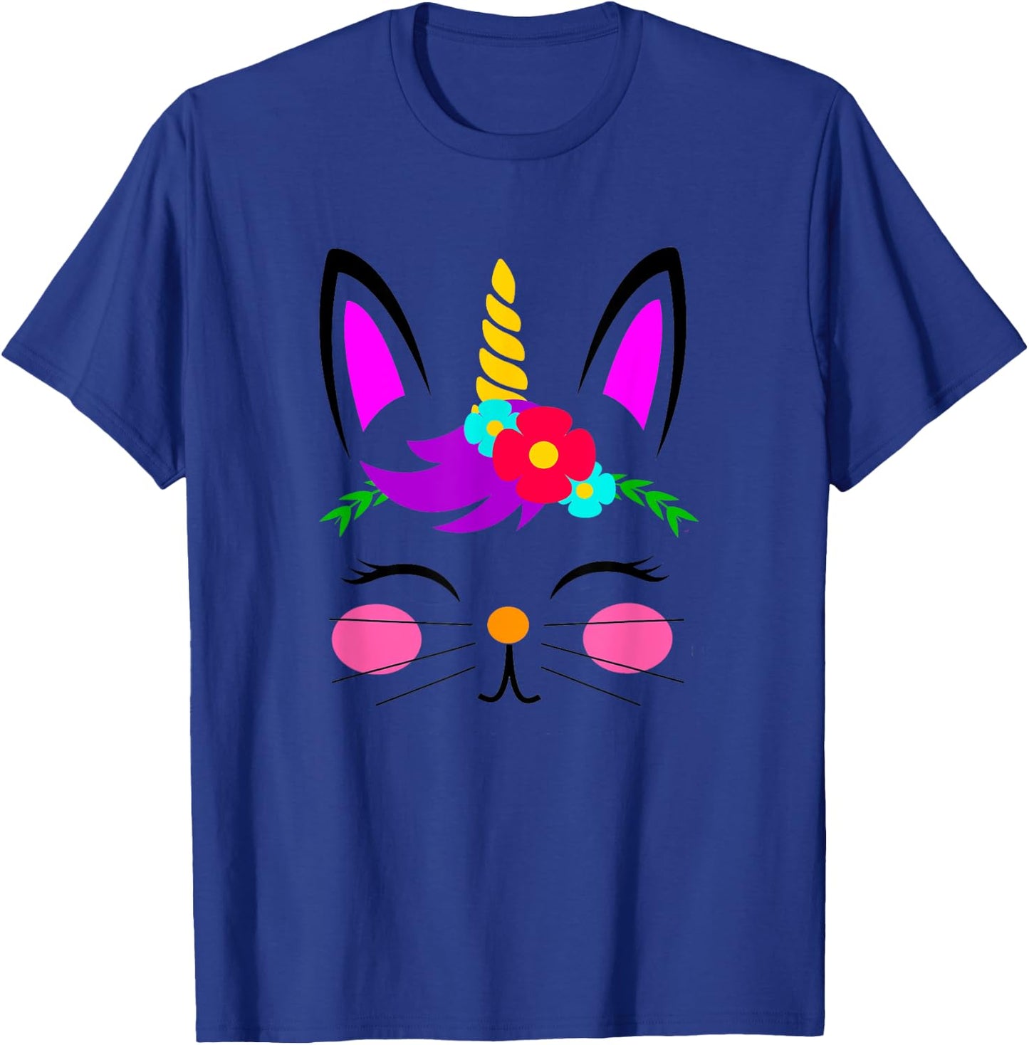 Bunny Unicorn Easter gift women men kid Easter bunnicorn T-Shirt - T-Shirt | Royal