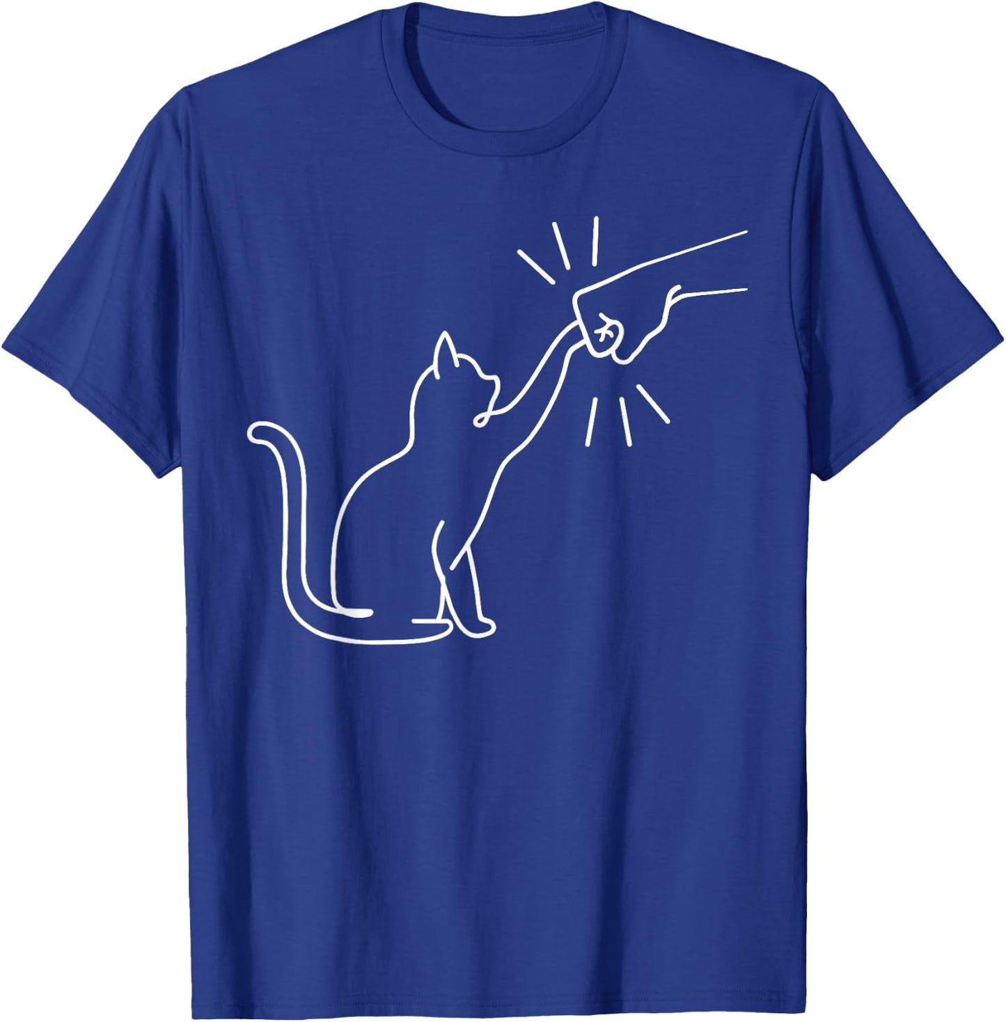 Cute Pet Paw I Love My Cat Best Friend Fist Bump Paw Cat T-Shirt - T-Shirt | Royal