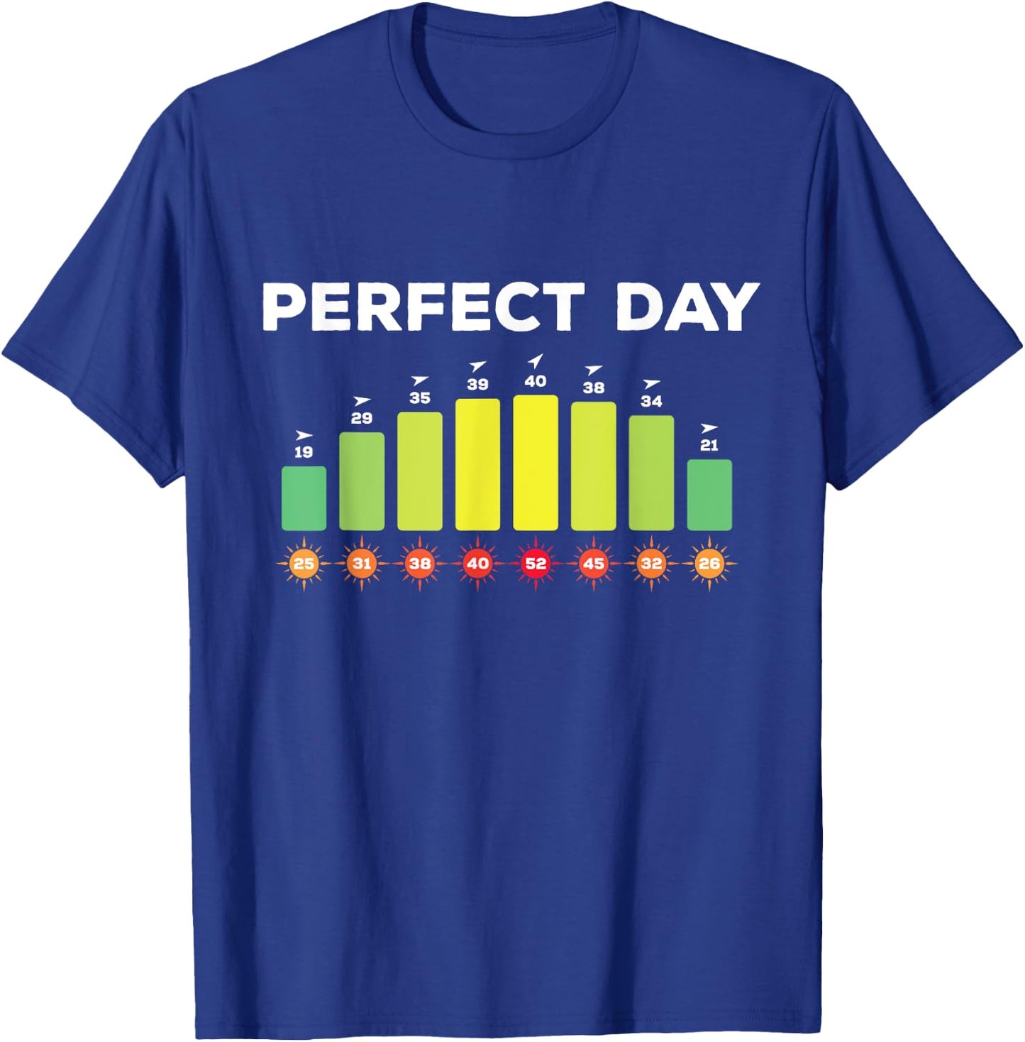 Surfing wind - perfect wind summer windsurfing kitesurfing T-Shirt - T-Shirt | Royal