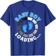 Expectant Mother BABY BOY LOADING Funny Future Mother T-Shirt - T-Shirt | Royal