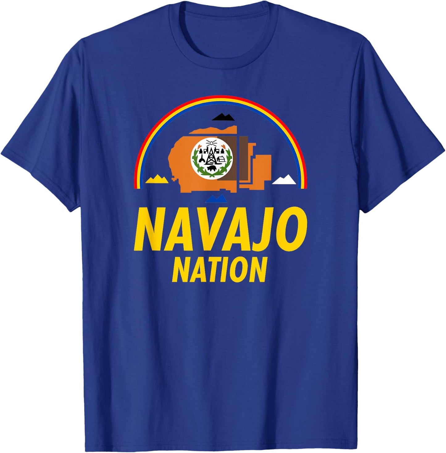 Navajo-Nation Flag: Native American Kids T-Shirt - T-Shirt | Royal