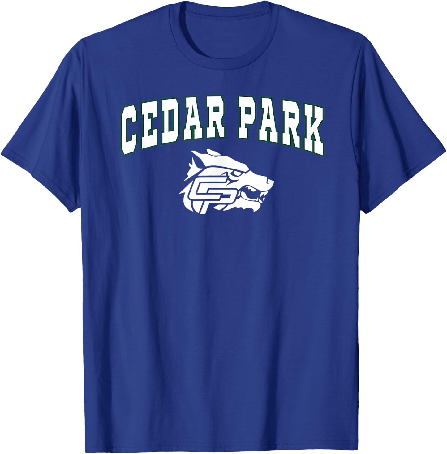 Cedar Park High School Timberwolves C2 T-Shirt - T-Shirt | Royal