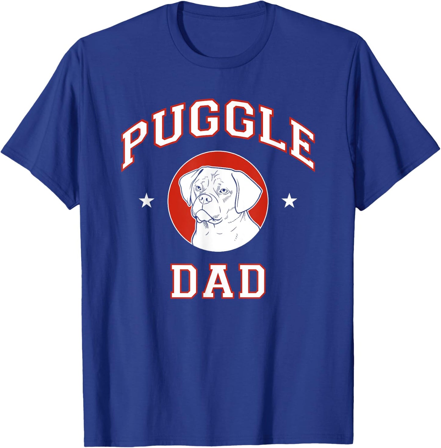 Puggle Dad Dog Father Men Women Girls Kids T-Shirt - T-Shirt | Royal