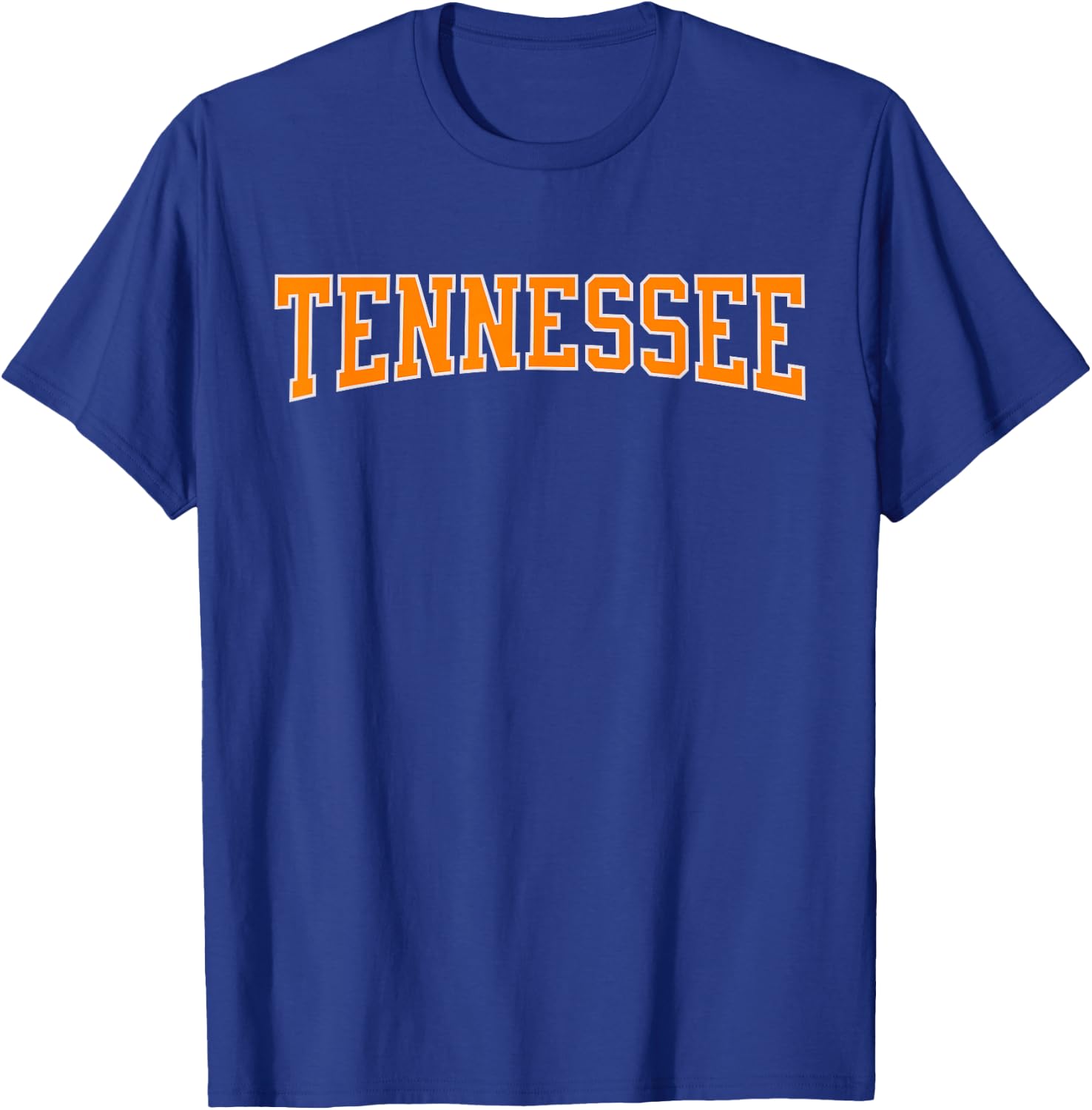 Vintage Orange Print Dark Retro Varsity Tennessee T-Shirt - T-Shirt | Royal