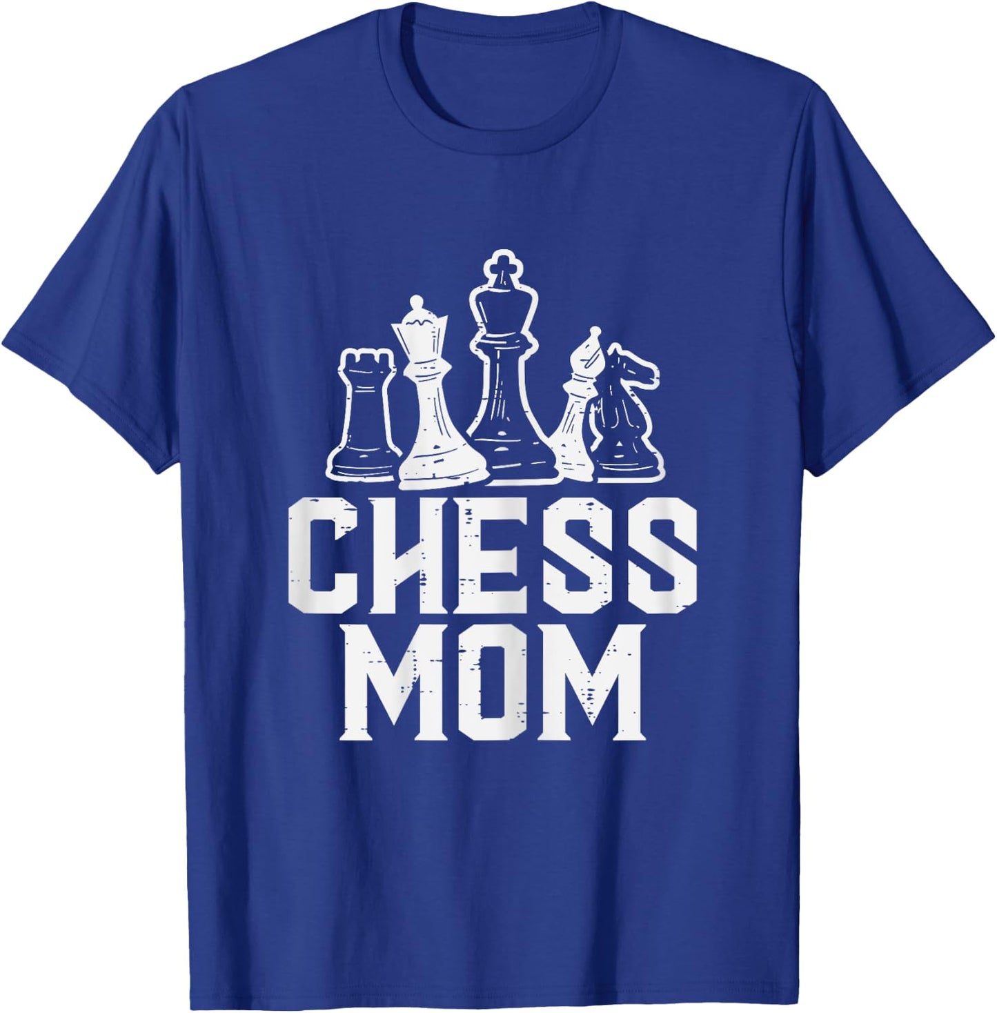 Chess Mom Family Matching Master Player Mommy Mama Women T-Shirt - T-Shirt | Royal