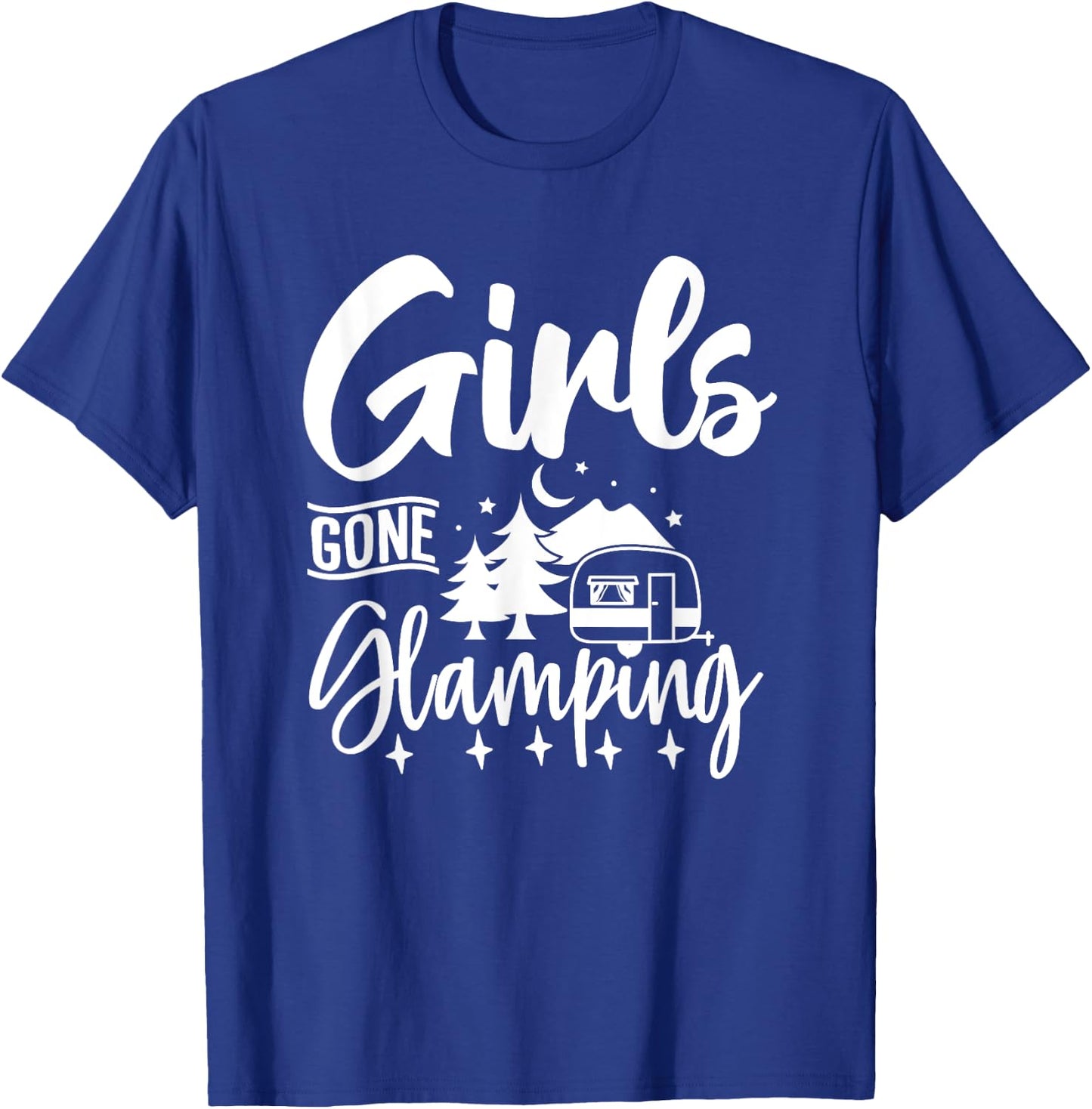 Girls Gone Glamping Nature Adventure Summer Glampers 2024 T-Shirt - T-Shirt | Royal