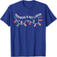 Progress Is Not Linear SPED Teacher Christmas Light Xmas T-Shirt - T-Shirt | Royal