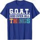 G.O.A.T. God Over All Things T-Shirt - T-Shirt | Royal