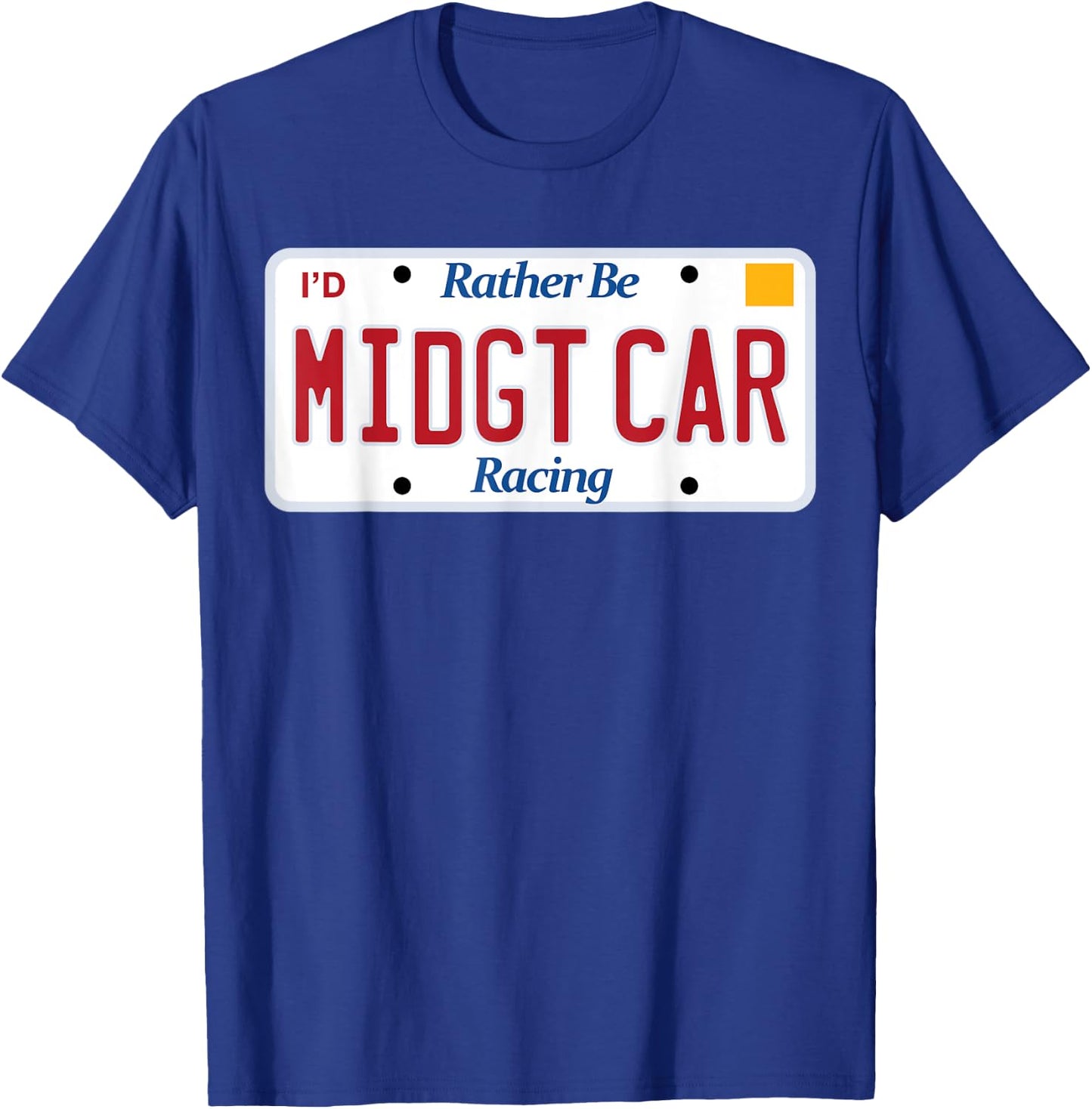 Midget Car Racing ; rather be racing ; race T-Shirt - T-Shirt | Royal