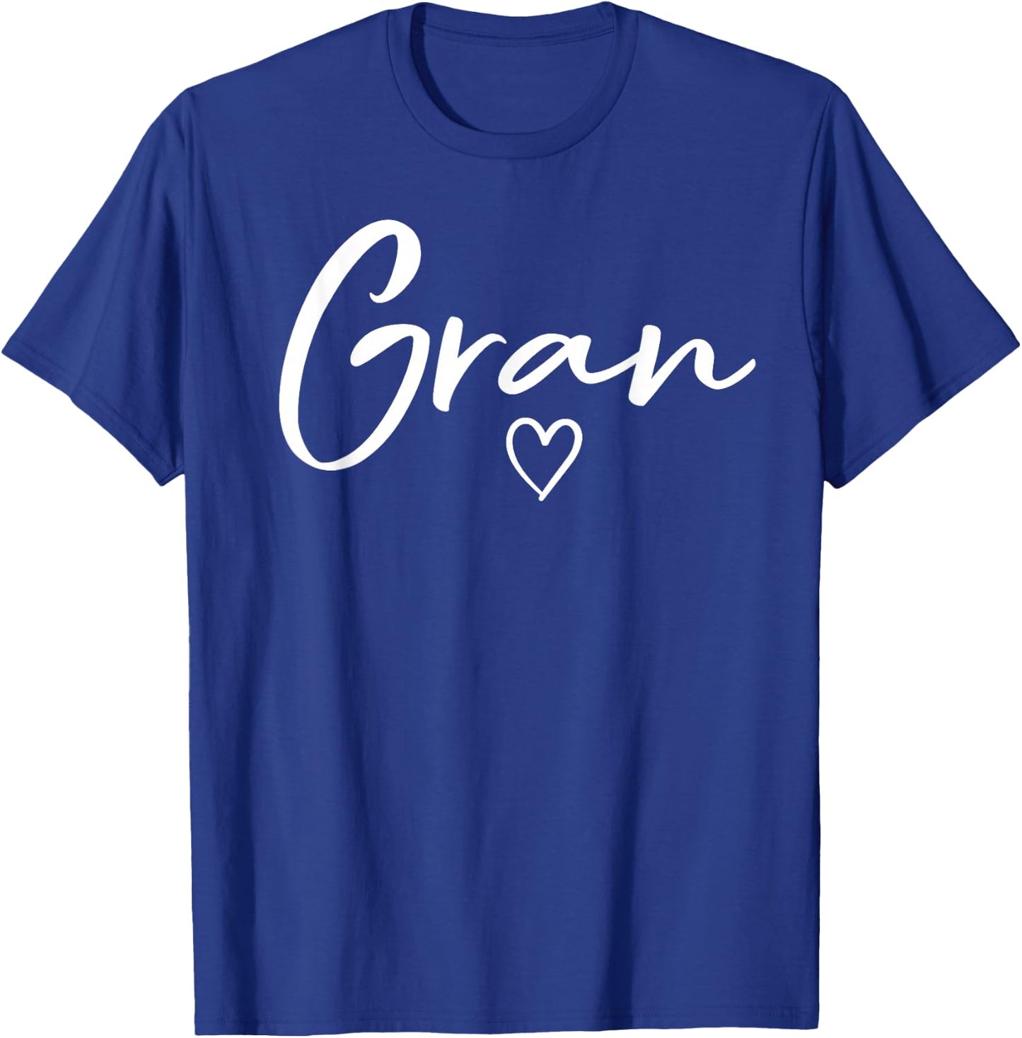 Gran Gifts Grandma Heart Mother's Day Gran T-Shirt - T-Shirt | Royal