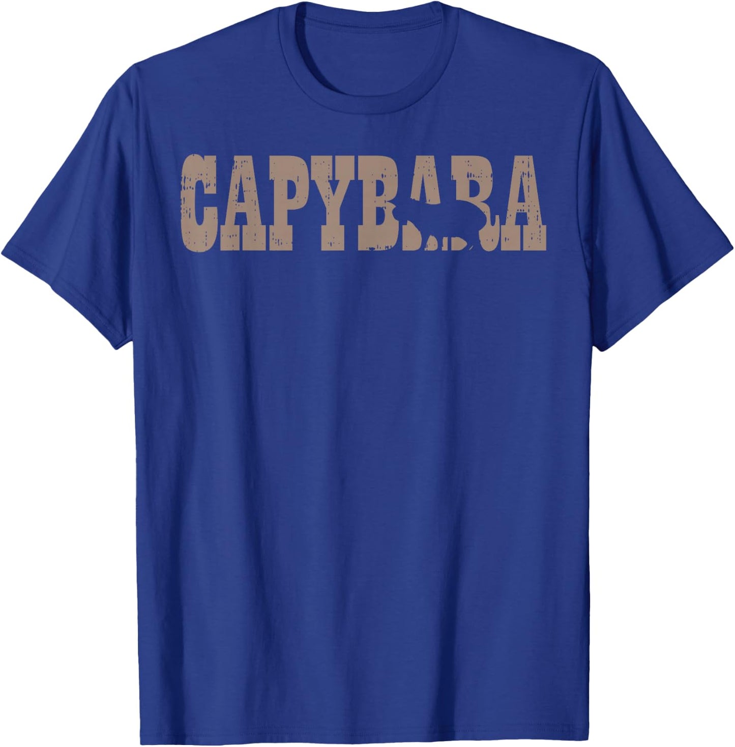 Capybara Capy South American Rodent Men Women Kids Youth T-Shirt - T-Shirt | Royal