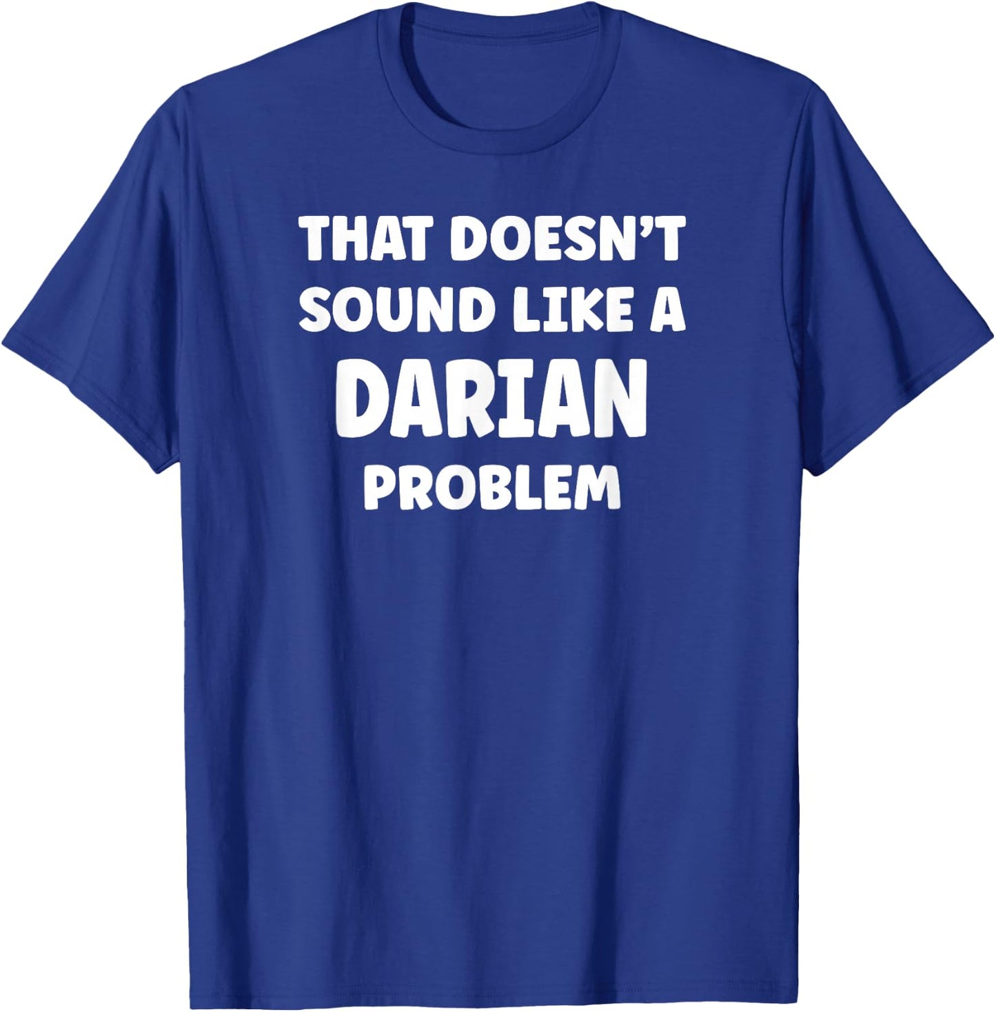 DARIAN Personalized Custom Boys DARIAN Name T-Shirt - T-Shirt | Royal