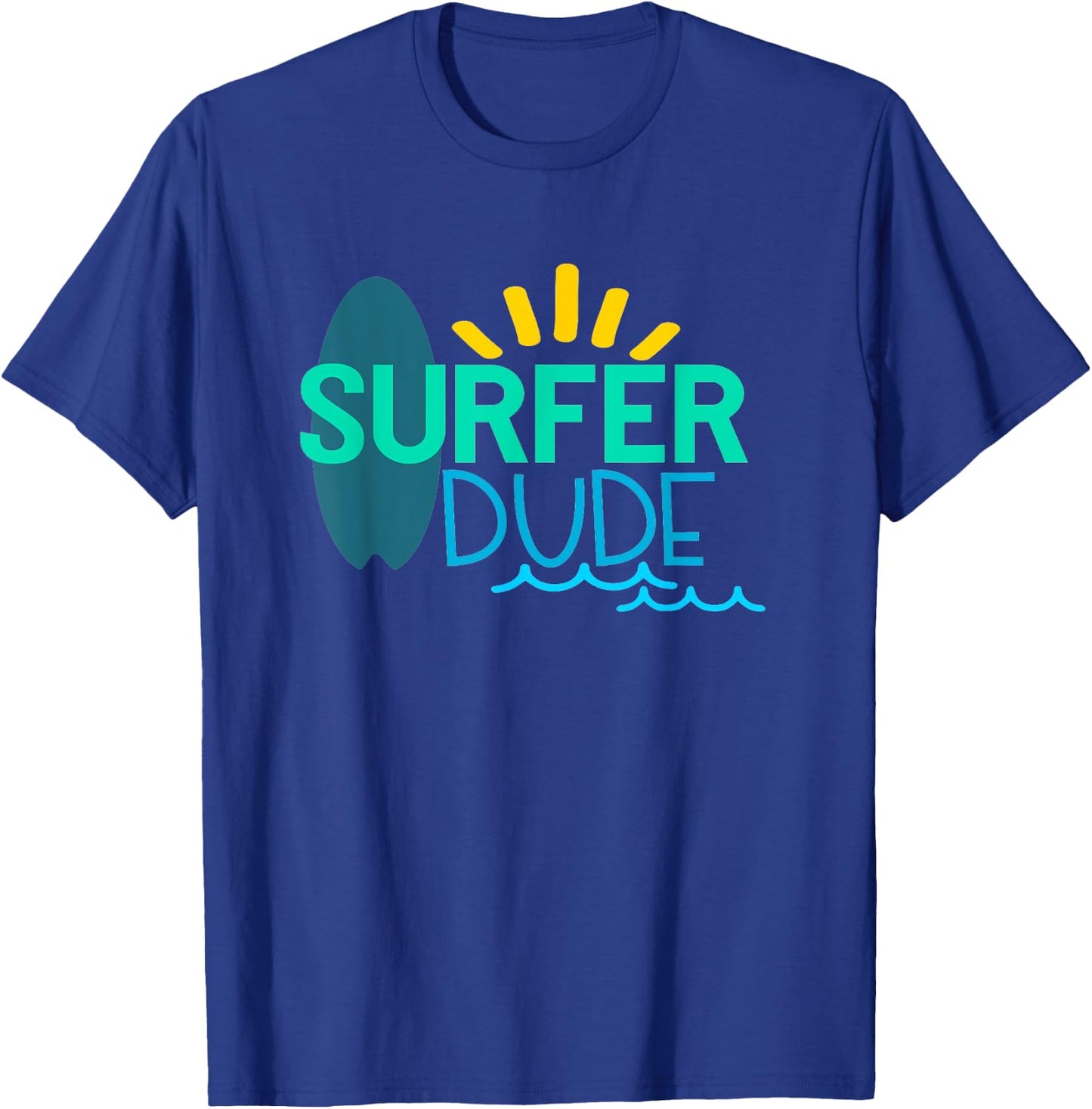 Surfer Dude T-Shirt - T-Shirt | Royal