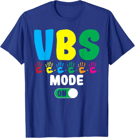 Vacation Bible School 2024 Summer Preschool VBS Ode On T-Shirt - T-Shirt | Royal