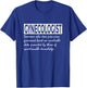 Funny Gynecologist Definition - Cool Gynecology T-Shirt - T-Shirt | Royal
