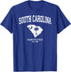 Distressed South Carolina State Flag T-Shirt - T-Shirt | Royal