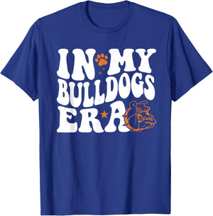 In My Bulldogs Era for Bulldog Mascot Sports Fan Men Women Girls Kids T-Shirt - T-Shirt | Royal