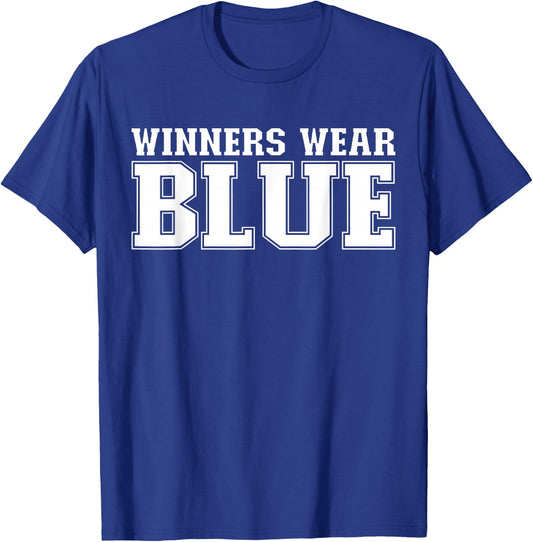 Winners Wear Blue Spirit Wear Team Game Color War Funny T-Shirt - T-Shirt | Royal