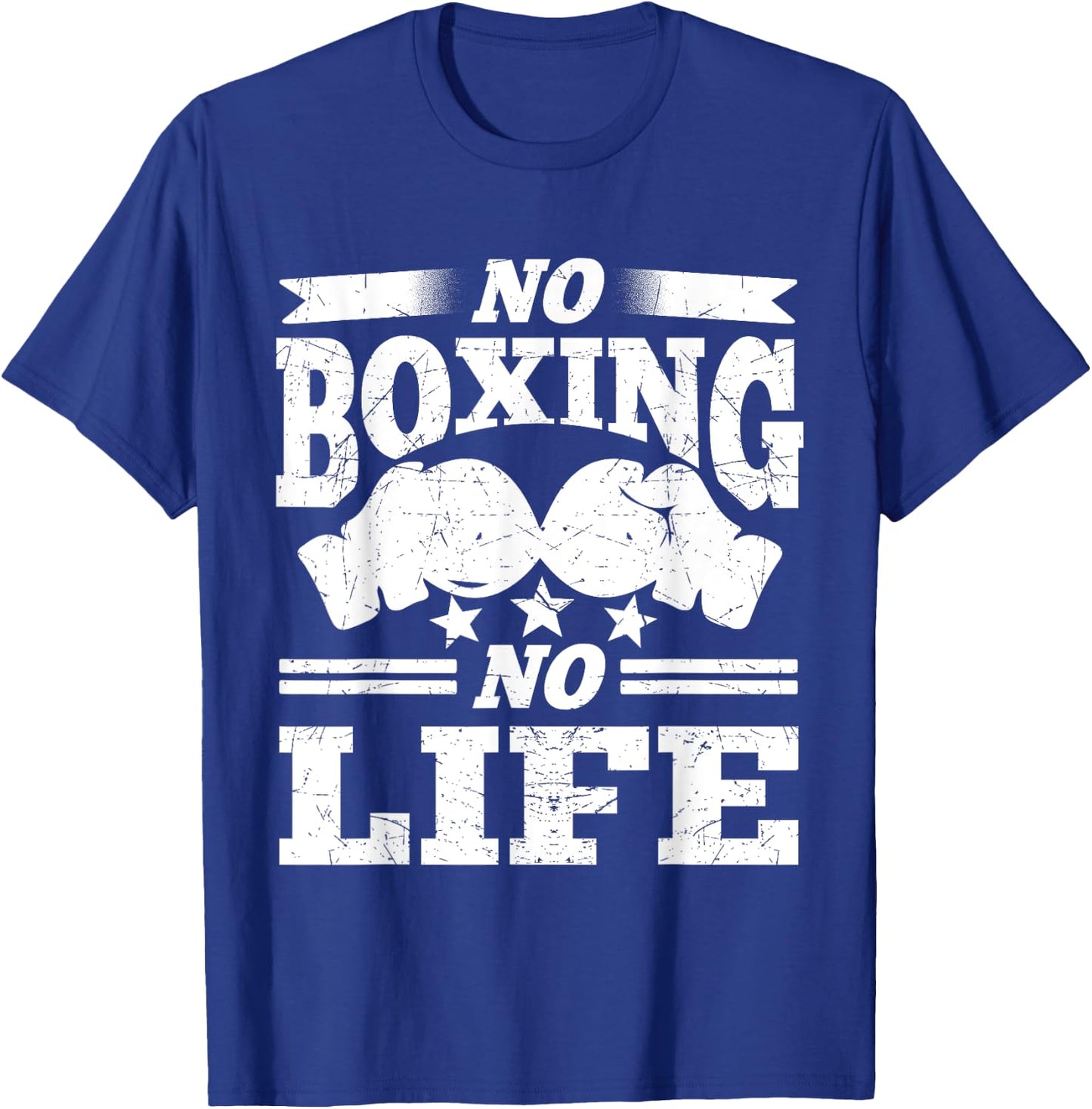 No Boxing No Life Boxing Gloves Boxing Gloves T-Shirt - T-Shirt | Royal