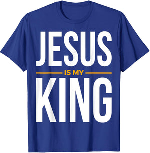 Jesus Christ and Faith Christian Bible and Love Jesus T-Shirt - T-Shirt | Royal