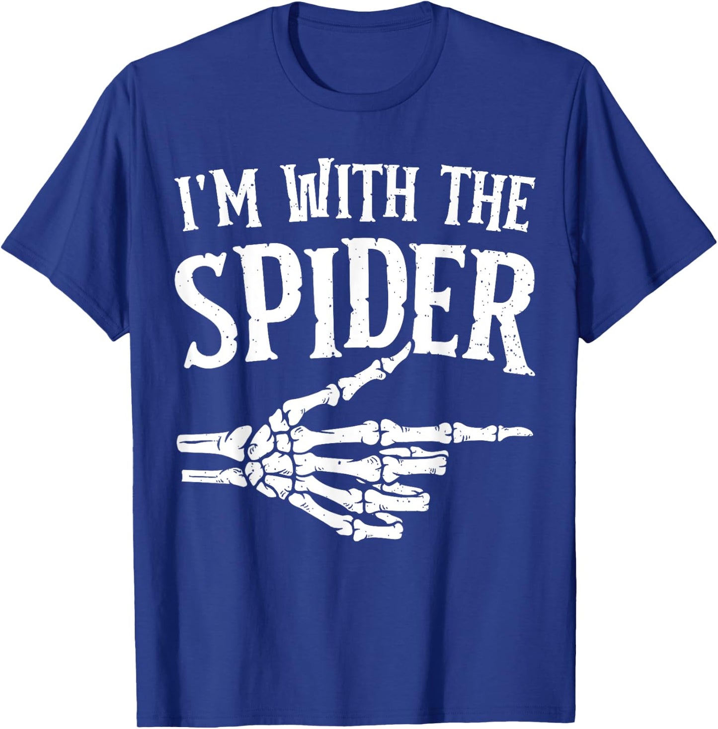 I'm with the Spider Funny Halloween Costume T-Shirt - T-Shirt | Royal